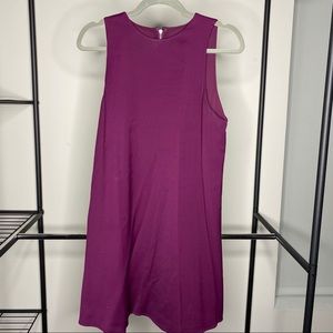 Alice & Olivia Sleeveless A-Line Open Back Dress